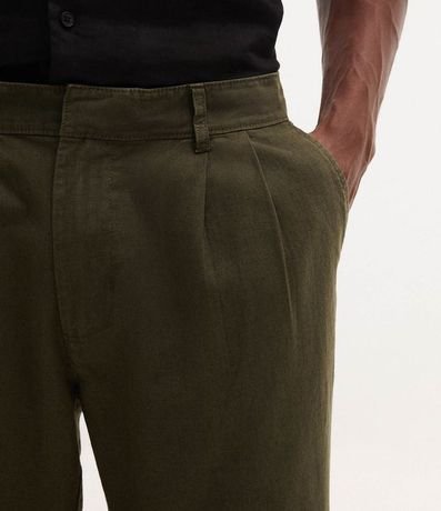 Pantalón Comfort en Lino con Pliegues 3