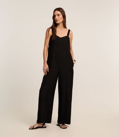 Mono Recto en Crepé con Escote Corazón y Pliegues 6