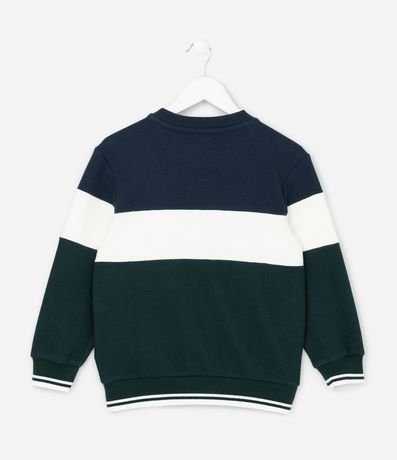 Buzo Infantil en Algodón Texturizado con Lettering - Talle 5 a 14 años 3