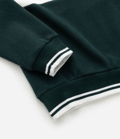 Buzo Infantil en Algodón Texturizado con Lettering - Talle 5 a 14 años 5