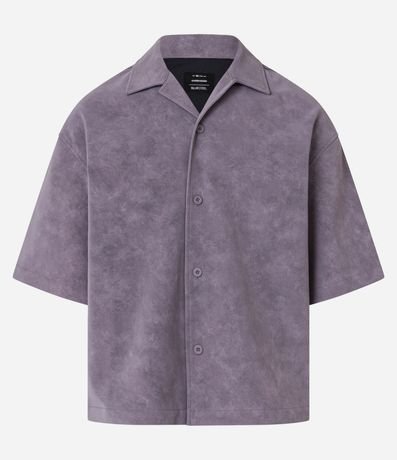 Camisa Oversized en PU Efecto Desteñido 6