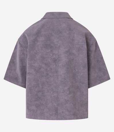 Camisa Oversized en PU Efecto Desteñido 7