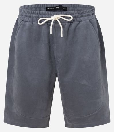 Bermuda Baggy en Gamuza con Detalles en Recortes 5