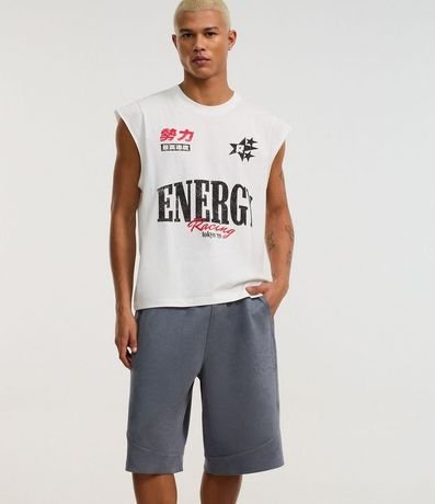 Bermuda Baggy en Gamuza con Detalles en Recortes 4