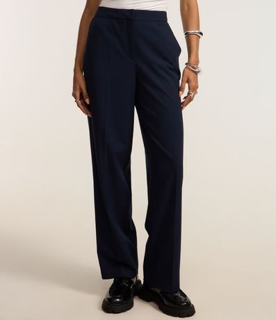 Pantalón Recto en Sastrería con Bolsillo Cuchillo 2