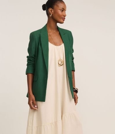 Vestido Midi en Viscolino con Breteles Finos