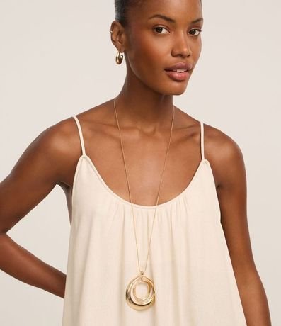 Vestido Midi en Viscolino con Breteles Finos 3