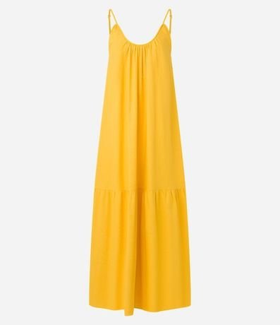 Vestido Midi en Viscolino con Breteles Finos 9