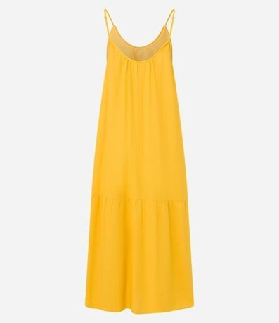 Vestido Midi en Viscolino con Breteles Finos 10