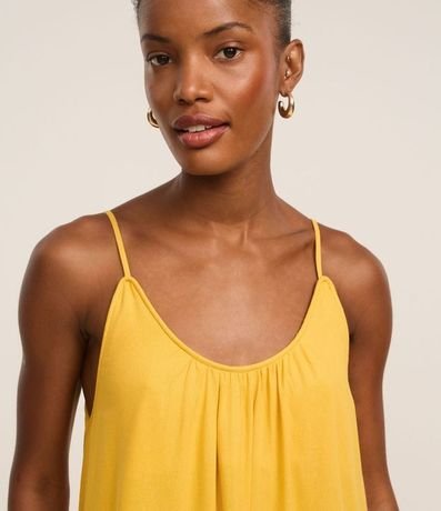 Vestido Midi en Viscolino con Breteles Finos 4