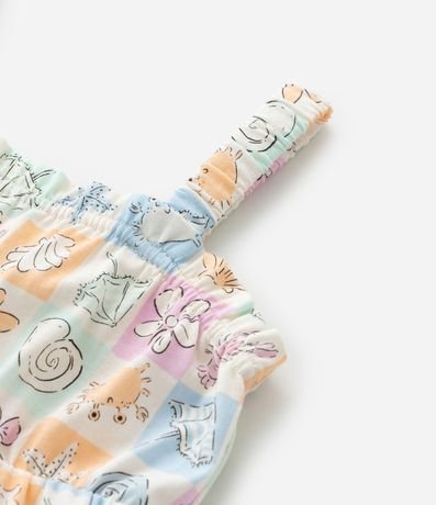 Vestido Infantil con Estampa Tropical - Talle 1 a 6 años 4