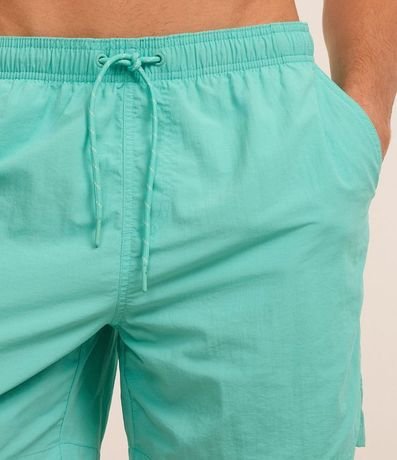 Bermuda Básica en Microfibra con Cintura Elástica y Cordón 3