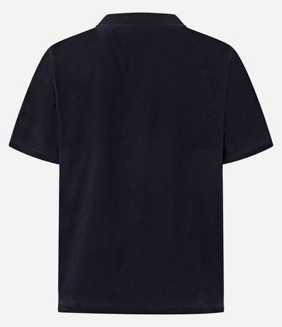 Blusa en Algodón con Flores de Strass 7