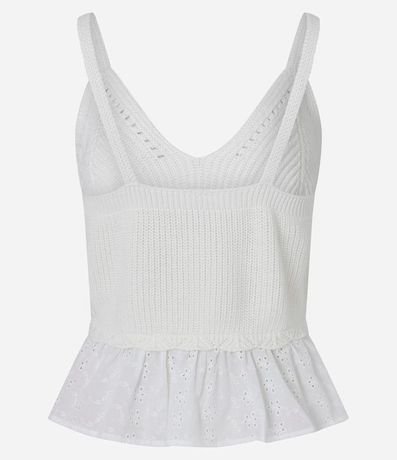 Blusa en Punto con Breteles  y Volados 9