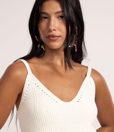 Blusa en Punto con Breteles  y Volados 4