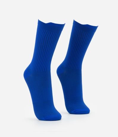 Media Caña Larga Deportiva en Poliamida con Compresión 2