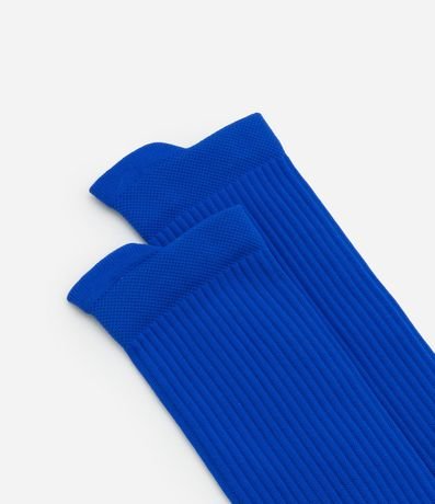 Media Caña Larga Deportiva en Poliamida con Compresión 4