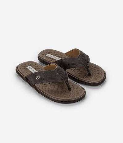 Ojota de Tiras Largas con Texturas y Pespontos 2