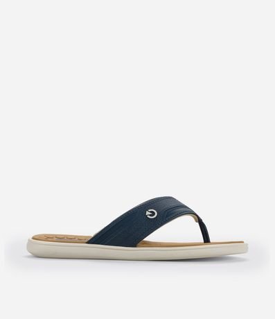 Ojota de Tiras Largas con Texturas y Pespontos 3