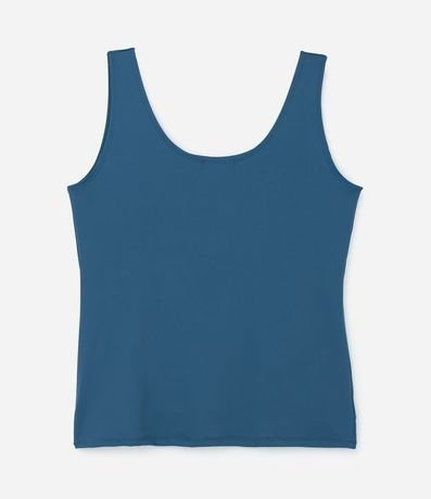 Blusa Musculosa en Poliamida con Breteles Anchos Curve & Plus Size 6