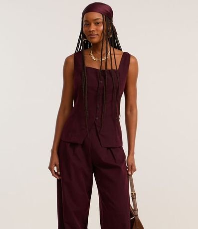 Pantalón Pantalona en Cupro con Pliegues 2