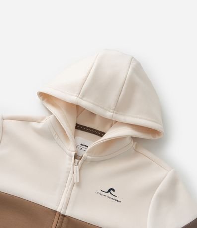 Campera Infantil en Techfleece con Recortes y Bolsillos - Talle 5 a 14 años 7