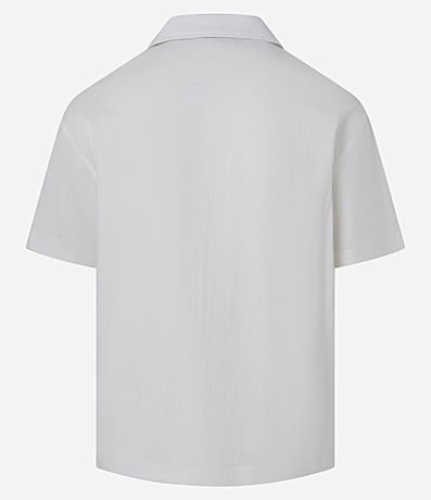 Camisa Boxy en Jacquard con Texturizado Bowling 3