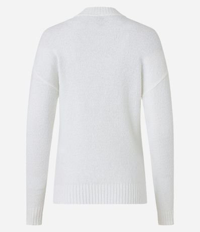 Suéter de Punto Mousse con Sisa Desplazada 7