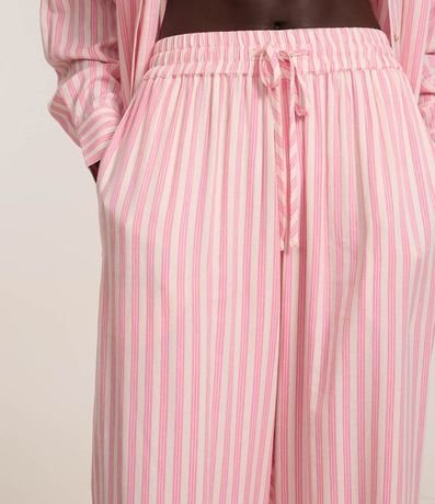 Pantalón Recto Fluida en Cambraia con Rayas verticales 4