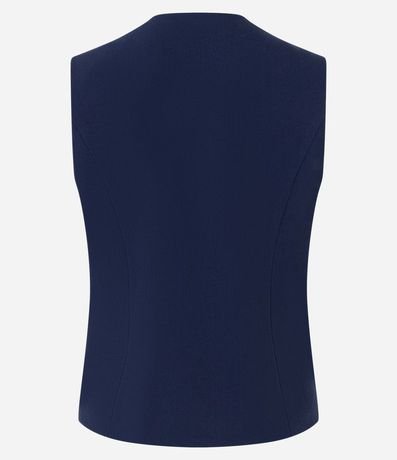 Chaleco Alargado en Sastrería con Botones Delanteros 6