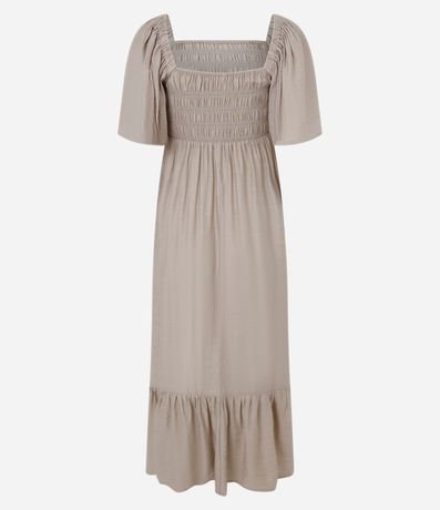 Vestido Long Midi con Lastex en el Busto 7