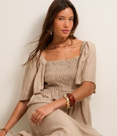 Vestido Long Midi con Lastex en el Busto 4