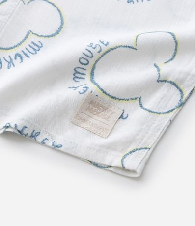 Camisa Infantil con Icono de Repetición Mickey - Talle 1 a 6 años 6