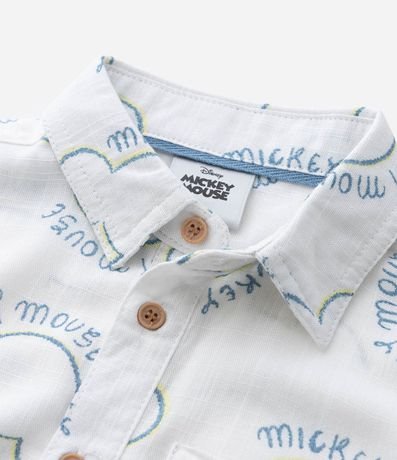 Camisa Infantil con Icono de Repetición Mickey - Talle 1 a 6 años 7