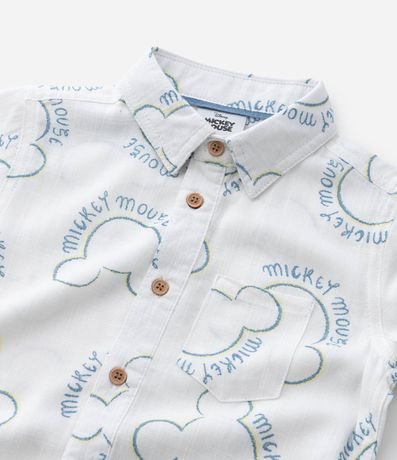 Camisa Infantil con Icono de Repetición Mickey - Talle 1 a 6 años 8