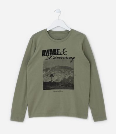 Remera Infantil con Estampa Paisaje - Talle 5 a 14 años 1