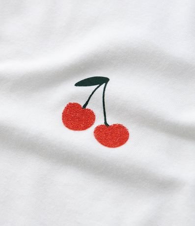 Blusa con Manga Abullonada y Cerezas Curve & Plus Size 7