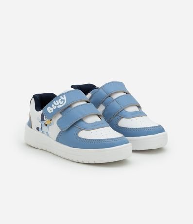 Championes Infantil con Recortes y Tiras de Velcro Bluey - Talle 20 a 27