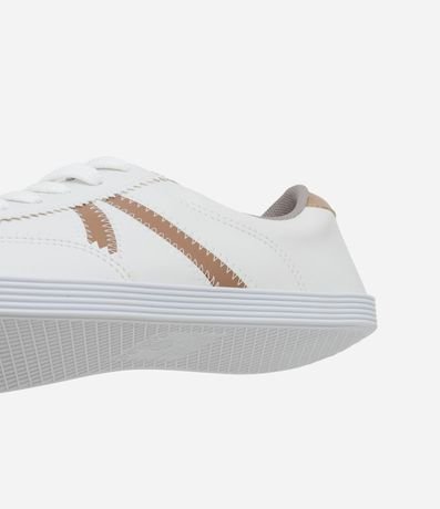 Championes Chutera en PU con Lazo de Cordón y Detalles Metalizados 3