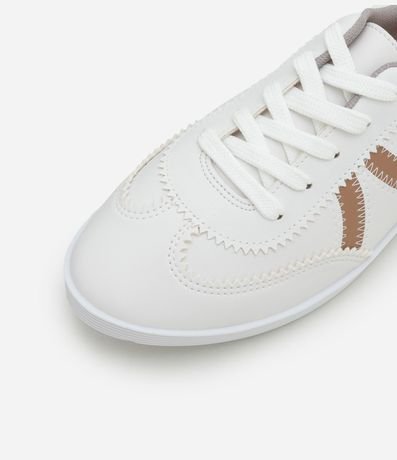 Championes Chutera en PU con Lazo de Cordón y Detalles Metalizados 4