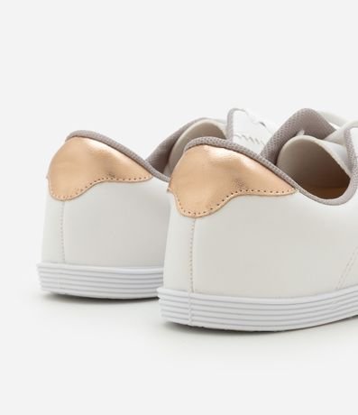 Championes Chutera en PU con Lazo de Cordón y Detalles Metalizados 5