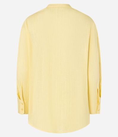 Camisa Texturizada en Viscolino y Cuello Padre 10