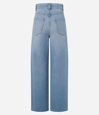 Pantalón Wide Leg en Jeans con Cintura Sastrería 2