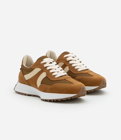 Championes Jogging en PU con Recortes Contrastantes 2