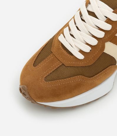 Championes Jogging en PU con Recortes Contrastantes 4