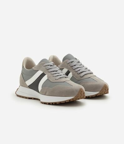 Championes Jogging en PU con Recortes Contrastantes 2