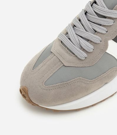 Championes Jogging en PU con Recortes Contrastantes 3