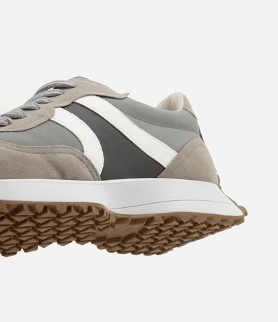 Championes Jogging en PU con Recortes Contrastantes 4