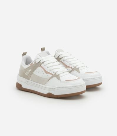 Championes en PU con Lazo en Cordón y Suela Caixa 2