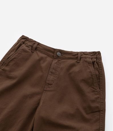 Pantalón Recto Infantil en Sarga con Bolsillo Cargo - Talle 5 a 14 años 4